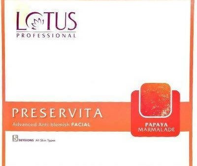 Lotus Professional Preservita Advanced Anti-Blemish Facial Kit-Papaya Marmalade For Discount