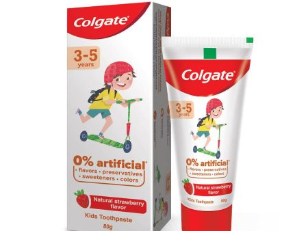 Colgate Toothpaste with Natural Strawberry Flavour for Kids on Sale