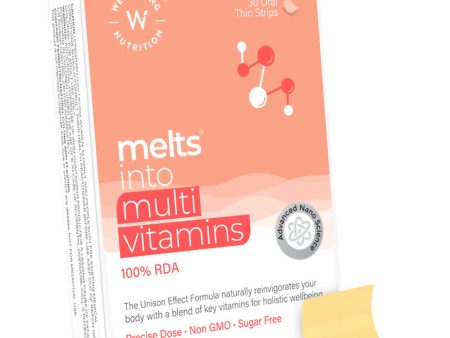 Wellbeing Nutrition Melts Into Multivitamins Oral Strips-Divine Alphonso Mango Flavor Online