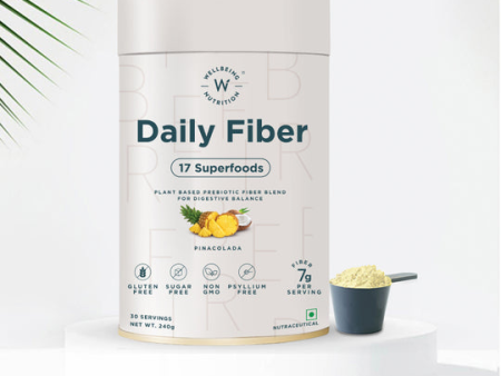 Wellbeing Nutrition Daily Fiber Powder-Pina Colada Flavor For Cheap