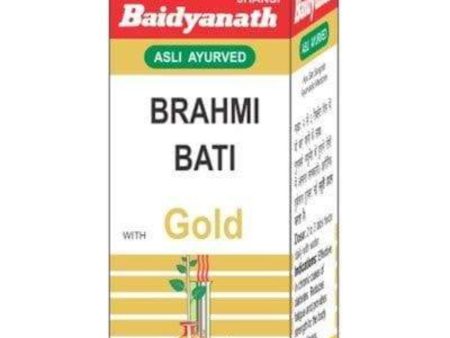 Baidyanath Jhansi Brahmi Bati with Gold 10 Tab Fashion