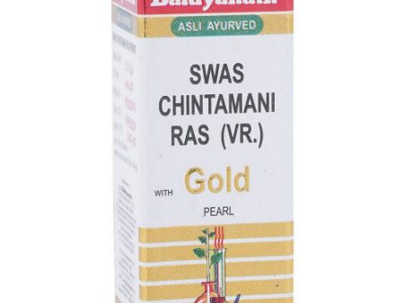 Baidyanath Jhansi Swas Chintamani Ras (VR.) With Gold Tablets Online Hot Sale