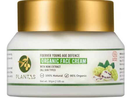 Plantas Forever Young Age Defence Organic Face Cream on Sale