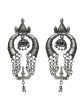 Priyaasi Women Trendy Oxidised Silver Trishul Drop Earrings Online