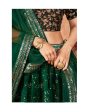 Wedding Designer Green Organzalehengha Choli - Anbazaar Online Hot Sale