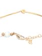 Priyaasi Women White Pearls Rose Gold Plated Link Bracelet Fashion