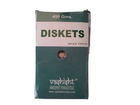 Vashisht Homeopathy Diskets - 1 Grain Yellow Online Sale