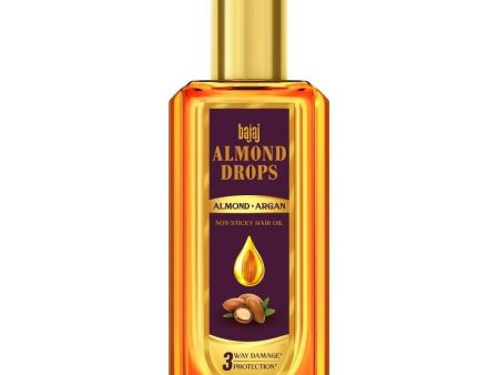 Bajaj Almond Drops Almond + Argan Hair Oil Hot on Sale