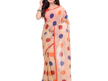 Desh Bidesh Esh Bidesh Women s Moon Folka Design Malmal Bengal Handloom Pure Cotton Saree Without Blouse Piece Online