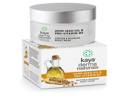 Kaya Hemp Seed Oil & Pro Vitamin B5 Soothe & Nourish Night Mask Cheap