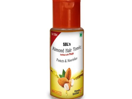 SBL Homeopathy Almond Hair Tonic Fortified With Thuja Oil Sale