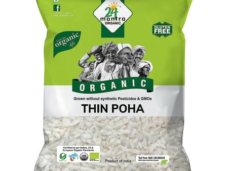 24 Mantra Organic White Thin Poha Sale