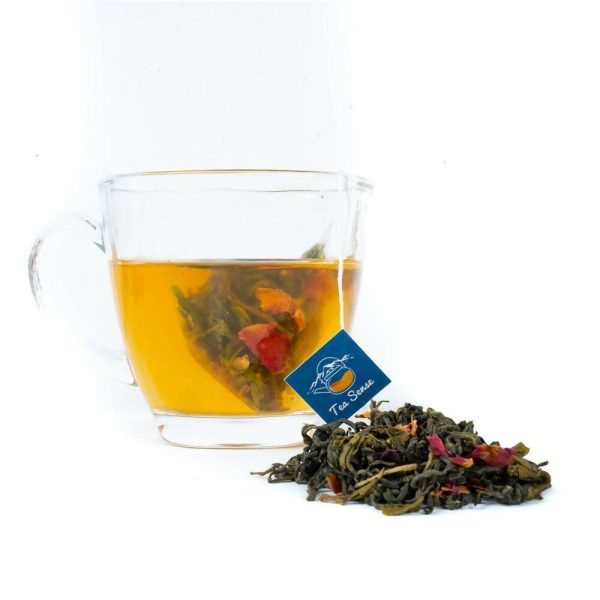 Tea Sense Bed Of Roses Green Tea Bags Box Online Sale