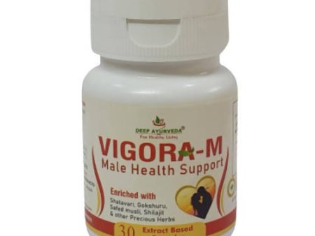 Deep Ayurveda Vigora-M 500mg Veg Capsules For Discount