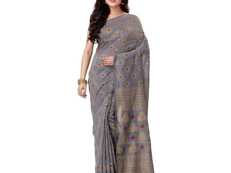 Desh Bidesh Bengal Cotton Women s Bengal Tant Abhra Fabric Design Pure Cotton Handloom Saree With Blouse Piece Online now