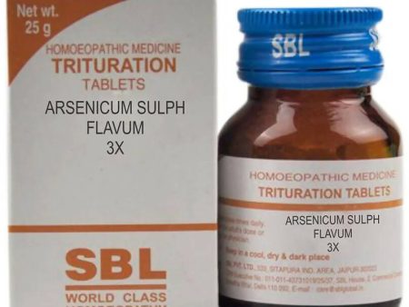 SBL Homeopathy Arsenicum Sulph Flavum Trituration Tablets Online Sale