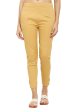 PAVONINE Light Skin Color Stretchable Cotton Lycra Fabric Pencil Pant For Women Discount