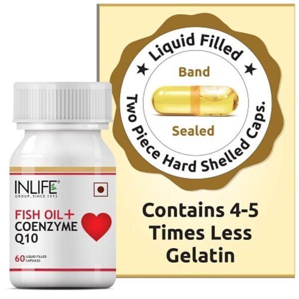 Inlife Fish Oil With Coenzyme Q10 Capsules on Sale