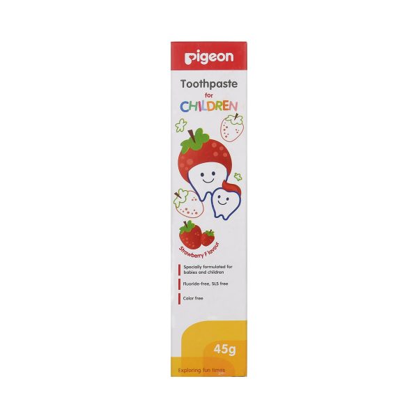 Pigeon Strawberry Toothpaste for Kids Online Hot Sale