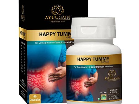 Ayuugain Happy Tummy Capsule for Constipation Relief Sale