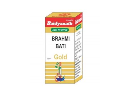 Baidyanath Jhansi Brahmi Bati with Gold For Discount