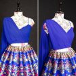 Royal Blue Banarasi Silk Lehenga Choli for Women, Ready to Wear Stitched Lengha Choli for Party, Stylish Lehenga Choli by Infinity Export Online now