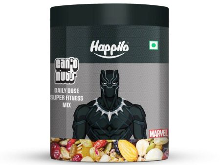 Happilo Daily Dose Super Fitness Mix-Marvel Black Panther Edition on Sale