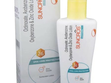 Suncros Sunscreen Lotion SPF 26 For Discount