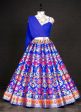 Royal Blue Banarasi Silk Lehenga Choli for Women, Ready to Wear Stitched Lengha Choli for Party, Stylish Lehenga Choli by Infinity Export Online now