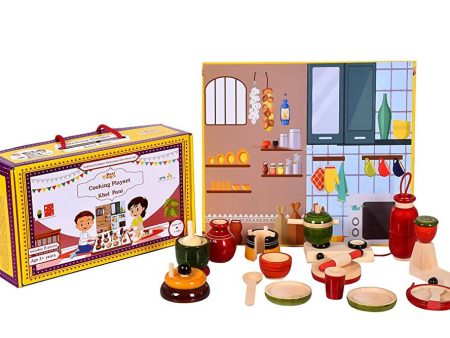 Desi Toys Wooden Kitchen Pretend Playset Online Hot Sale