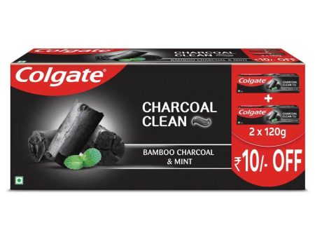 Colgate Charcoal Clean Black Gel Toothpaste with Bamboo Charcoal & Mint Fashion