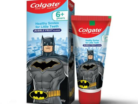 Colgate Batman Anticavity Toothpaste For Kids - Bubble Fruit Flavor Online Hot Sale