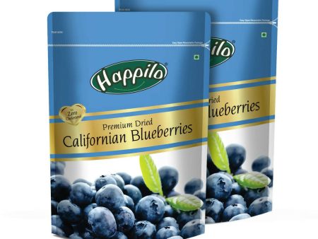 Happilo Healthy & Sweet Calfornian Dried Blueberries Hot on Sale