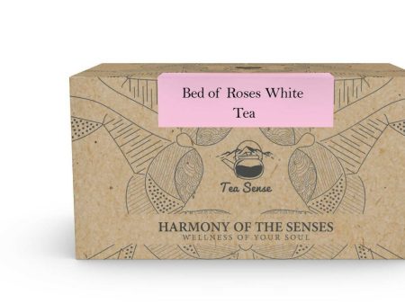 Tea Sense Bed Of Roses White Tea Bags Box on Sale