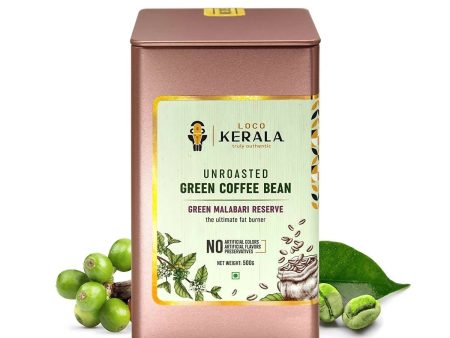 LocoKerala Green Malabari Reserve Unroasted Green Coffee Bean Online Hot Sale