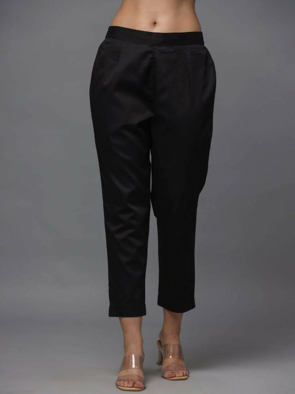 Juniper Women s Black Solid Straight Slim Pant Supply