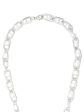 Priyaasi Women Chunky Chain Pearl Silver Plated Necklace Online Sale