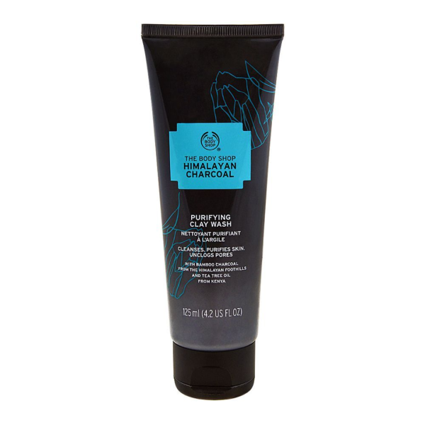 The Body Shop Himalayan Charcoal Purifying Clay Wash 125ml Hot on Sale