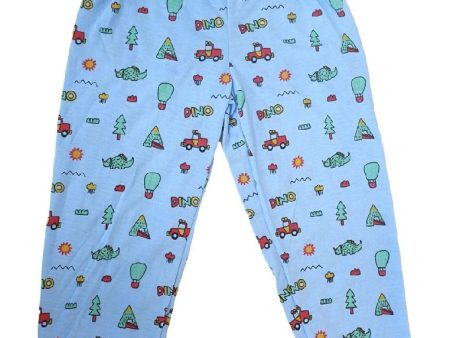 Landmark 2 in 1 Pajama Pants Band Dinosaur,Sun and Football, Sports - Blue Light Yellow Fashion