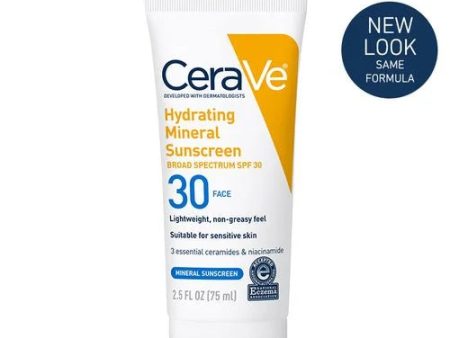 Cerave Hydrating Mineral Sunscreen SPF 30 Face Lotion 75ml Online Hot Sale