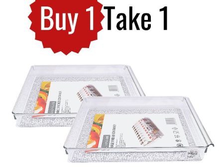 Cuisson Buy 1 Take 1 Rectangle PET Low Ref Organizer Large 36.88 x 30.5 x 5.1cm Sale