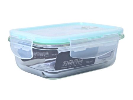 Edge Glass Rectangular Food Keeper Hot on Sale