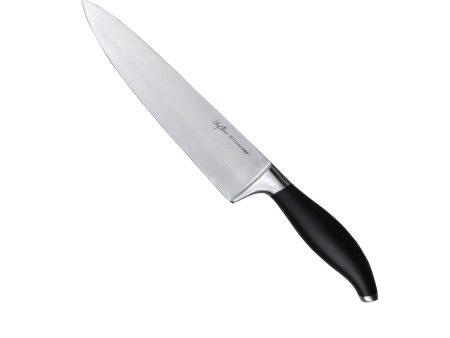 Kitchen Pro Chef Gene Gonzales Flair Collection Stainless Chef s Knife with Black Handle Cheap