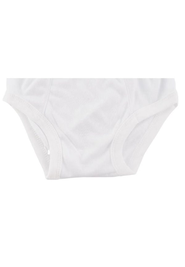 B Special Header Brief Plain White - 3 in 1 Size Supply