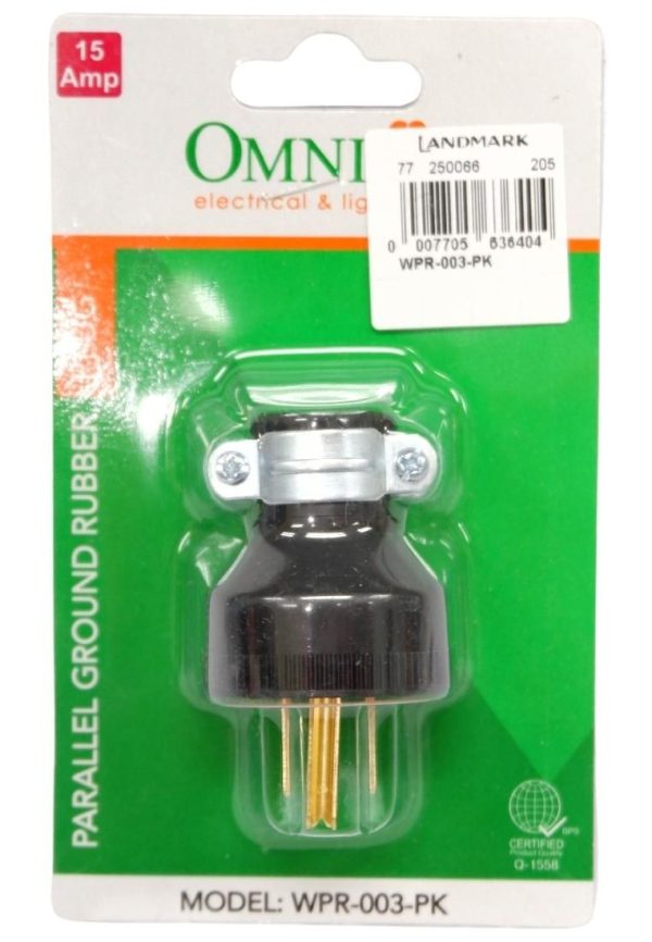 Omni Parallel Ground Rubber Plug In Blister Pack Online