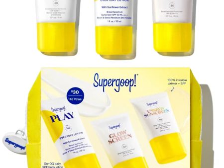 Supergoop SPF Bestsellers Starter Kit Supply