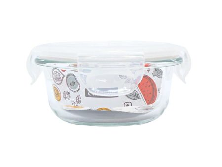 Cuisson Round Glass Food Container 200ml with PP Lid on Sale