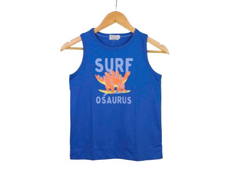 JKC Sando with Surf-osaurus Spot Print - Powder Blue Supply