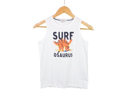 JKC Sando with Surf-osaurus Spot Print - White Online now