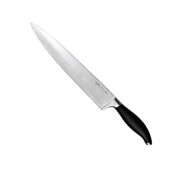 Kitchen Pro Chef Gene Gonzales Flair Collection Stainless Chef s Knife with Black Handle Cheap